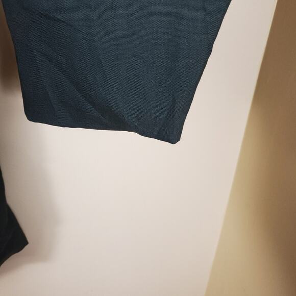 Vintage Army Green Service Coat Blazer Gold Tone Hardware Wool Blend 38R - Picture 7 of 12